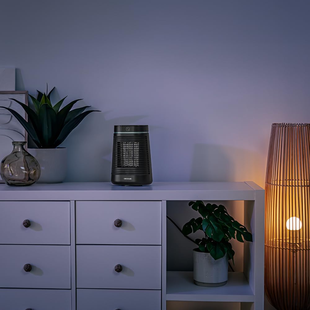 Cecotec Keramik-Tischheizgerät ReadyWarm 1550 Max Ceramic Rotate Smart, 1500W, Oszillation, 15m², LE