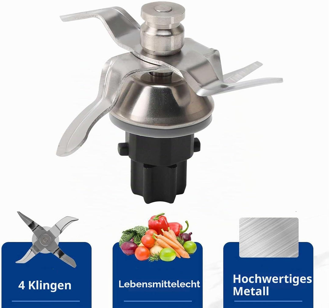 Ersatzklinge für Vorwerk Thermomix TM31,TM31 Messer Kompatibel mit Vorwerk Thermomix TM31,mit Dichtu