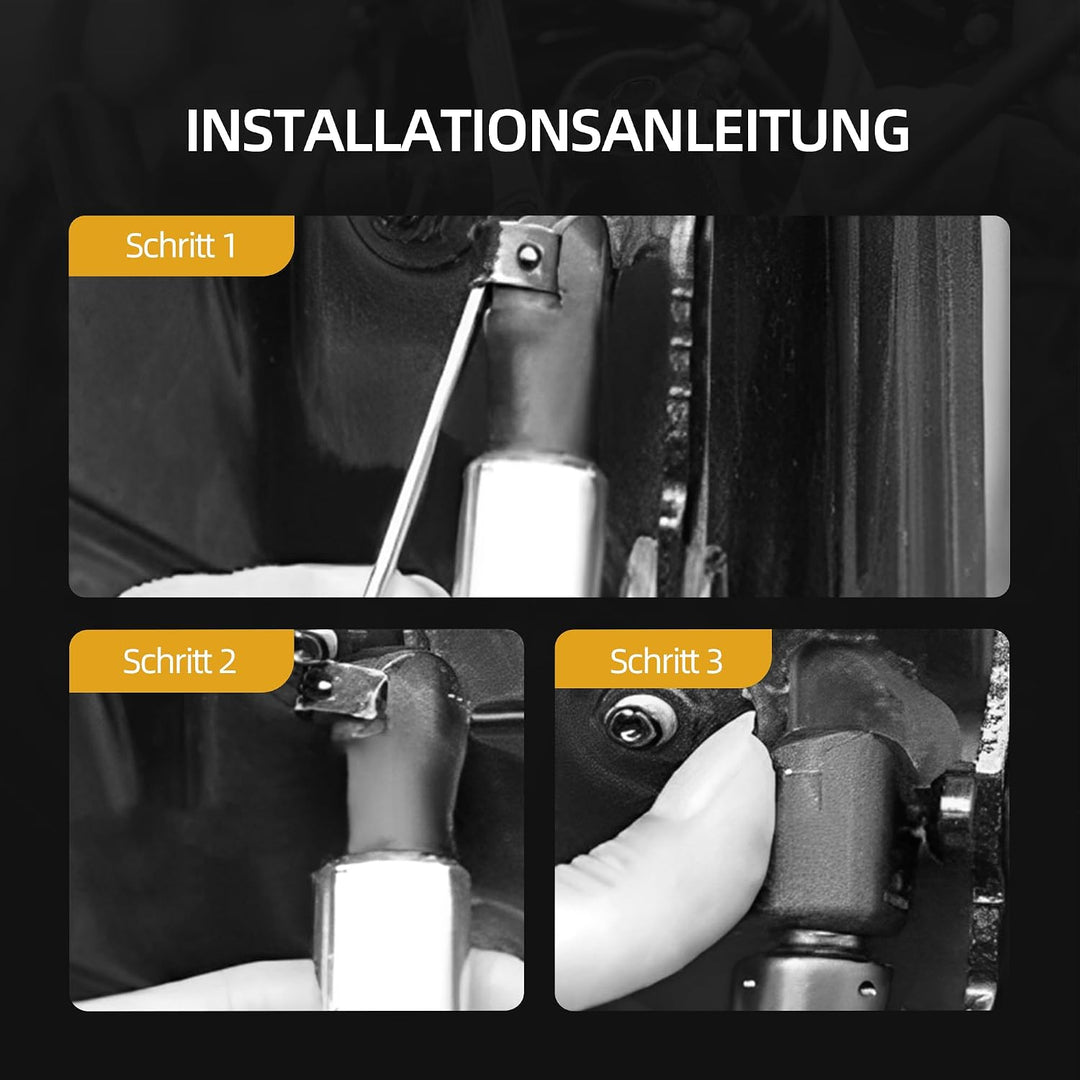 2 Stk Gasfeder Dämpfer Passend für Audi A6 Avant 4F5 C6 Estate 2005-2011, für A6 Allroad 4FH C6 Esta