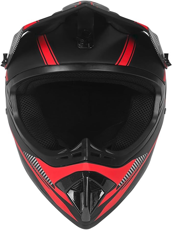 Jugend-Offroad-Motocrosshelme,Fahrradhelme für Jungen und Mädchen,Personalisierter Motorradhelme,CE
