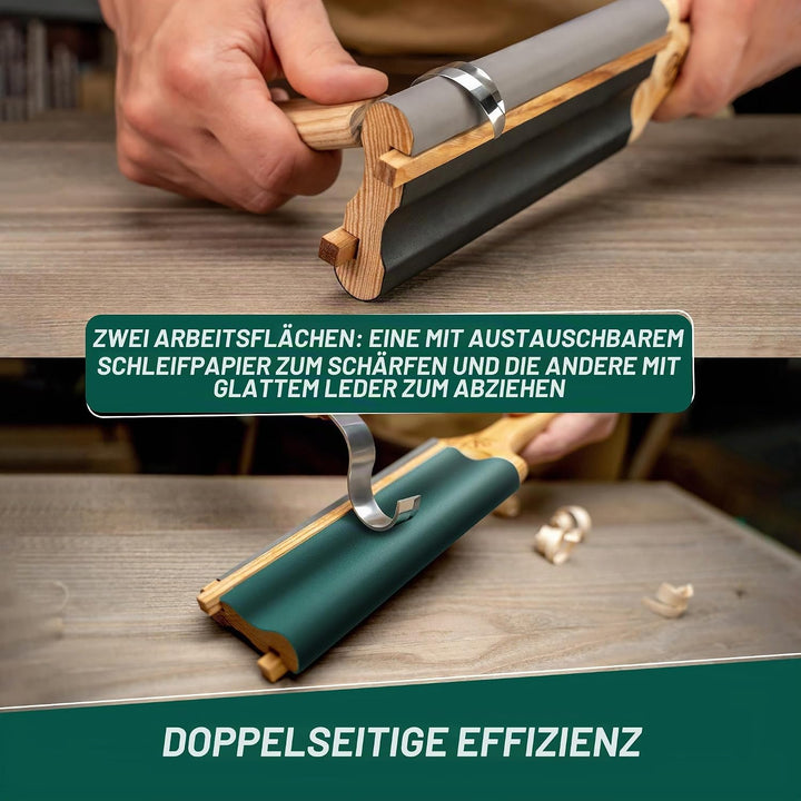BeaverCraft LS5P1 Streichriemen für Holzschnitzerei, Holzschnitzhobel, Haken, Messerschärfwerkzeuge,