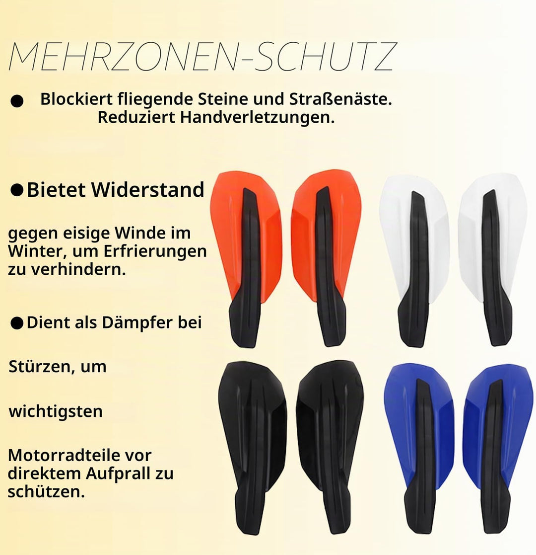 JFG RACING Handguards,Handguards Motorrad Handschutz Motorrad Universal Für 22mm 28mm Lenker SX SXF