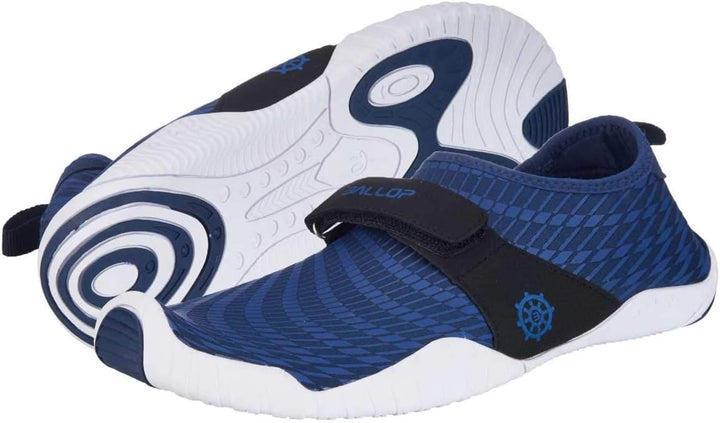 BALLOP Barfussschuh Patrol Grey 38.5 EU Blau Navy Blau, 38.5 EU Blau Navy Blau
