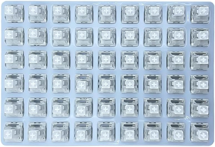DRAOZA Kailh Box Weiss für mechanische Gaming-Tastatur (90 Stück) 90PCS Weiss/opulenter Garten, 90PC
