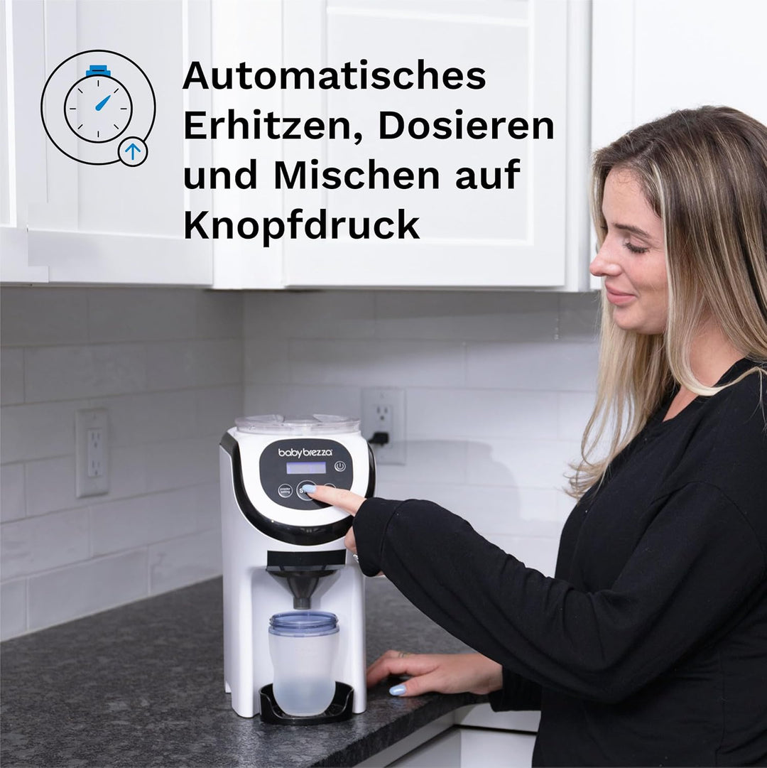 Baby Brezza - Formula Pro Mini automatischer Flaschenzubereiter- dosiert und mischt heisses Wasser u