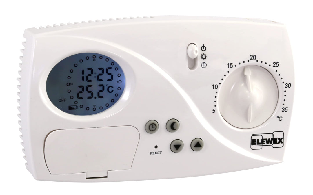 VEMER VE773200 CT 24H - Heizungsthermostat, Thermostat mit Tagesprogrammierung, Stromversorgung mit