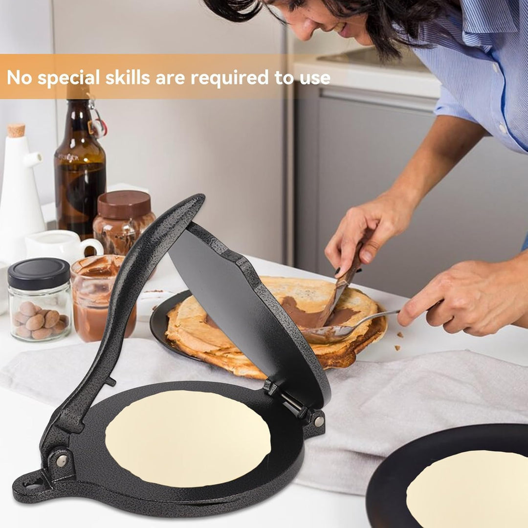 Tortilla-Presse, Effizientes und Praktisches Tortilla-Presswerkzeug, Spart Zeit und Energie, Mehl-To