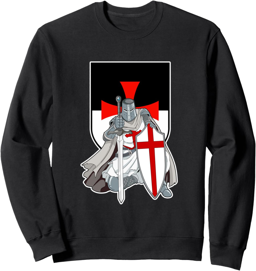 Tempelritter Schild, Geschenk zum Beten der Templer Sweatshirt