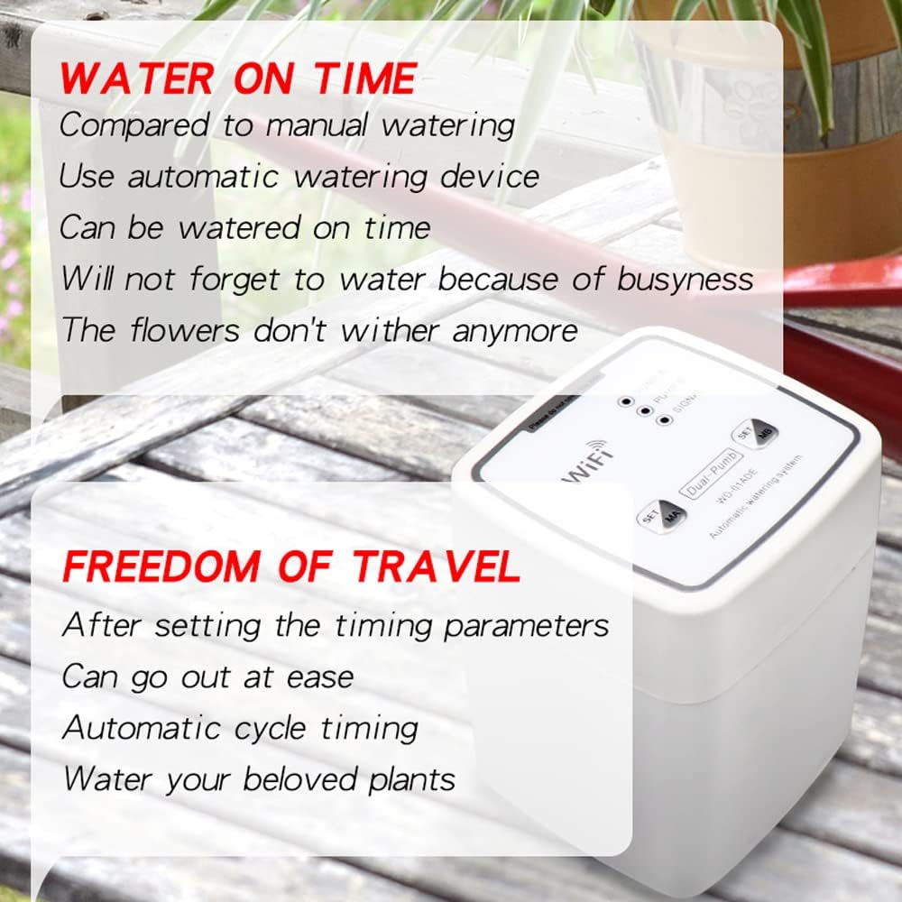 DIY Automatische Bewässerungssystem, utomatische Bewässerung für bis zu 20 Zimmerpflanzen mit Wasser