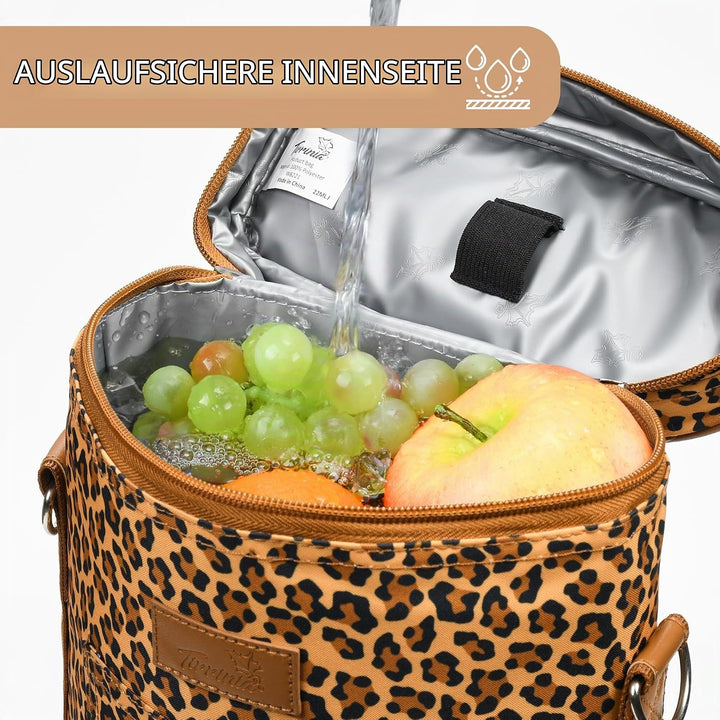Kato Flaschentasche für 1 Flasche Kühltasche für Wein Bier Getränke Outdoor Tragetasche mit Trennwan