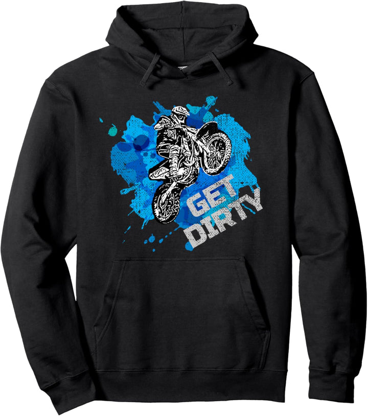 Holen Sie sich Dirty Offroad Biking Dirt Bike Motorrad Pullover Hoodie