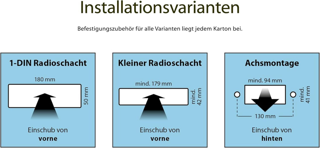 Blaupunkt Frankfurt Stereo, 1-DIN Autoradio, Oldtimer-Design mit schwarzer Metallfront und Chromrahm