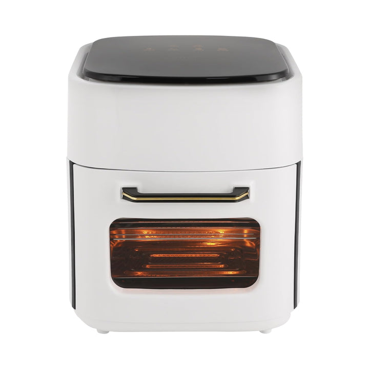 15L Minibackofen Heissluftfritteuse, Heissluft-Backofen 1400W mit 3 Zubehör, Heissluftfritteuse mit