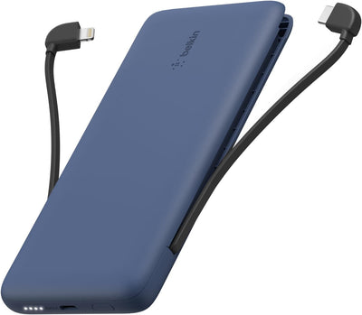 Belkin BOOSTCHARGE Plus 10K tragbares Ladegerät und Powerbank (10.000 mAh mit integriertem Lightning