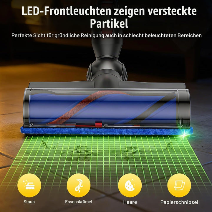 Verbesserter Elektrischer Bürstenkopf für Dyson V7 V8 V10 V11 V15 – Direktantrieb-Ersatzbodendüse mi
