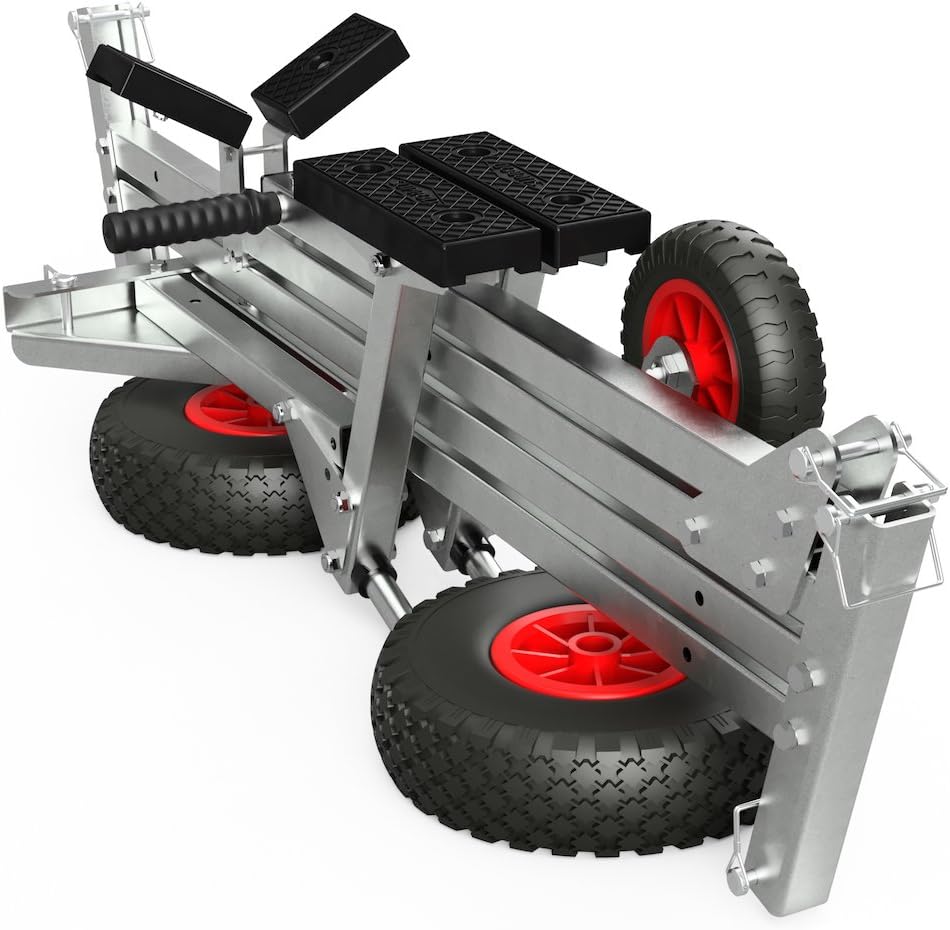 SUPROD Slipwagen Bootswagen Handtrailer faltbar Schlauchbootwagen TR260, PU, Ø 260 mm TR260-L-LU (sc