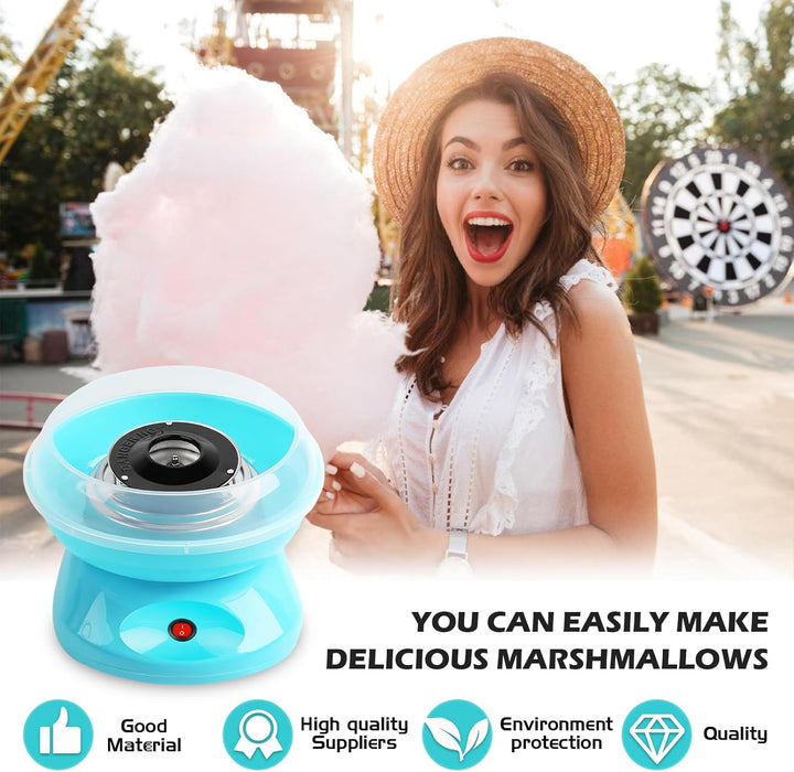 Zuckerwattemaschine, Zuckerwatte Maschine, Retro Cotton Candy Machine 450W mit Stäbchen, für Zuhause