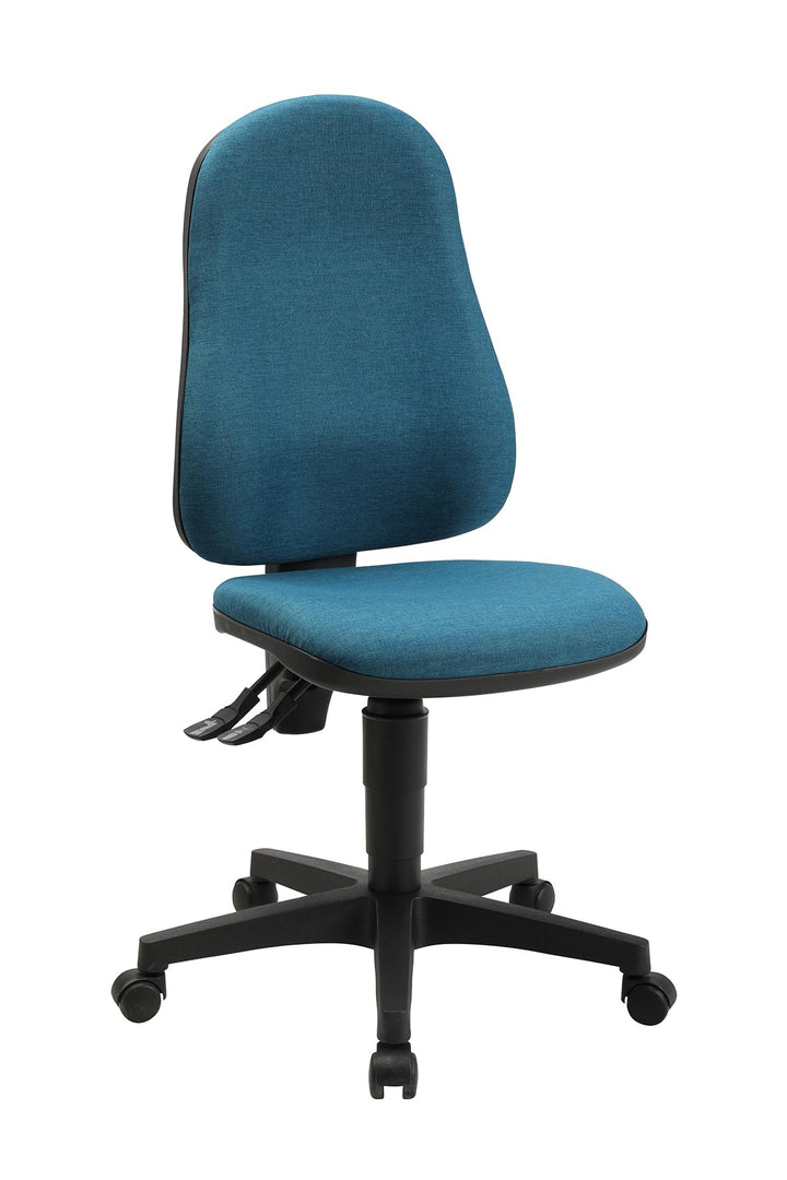 TOPSTAR Bürostuhl Point 60 Schreibtischstuhl Kassenstuhl höhenverstellbar ergonomisch Petrolblau, 81