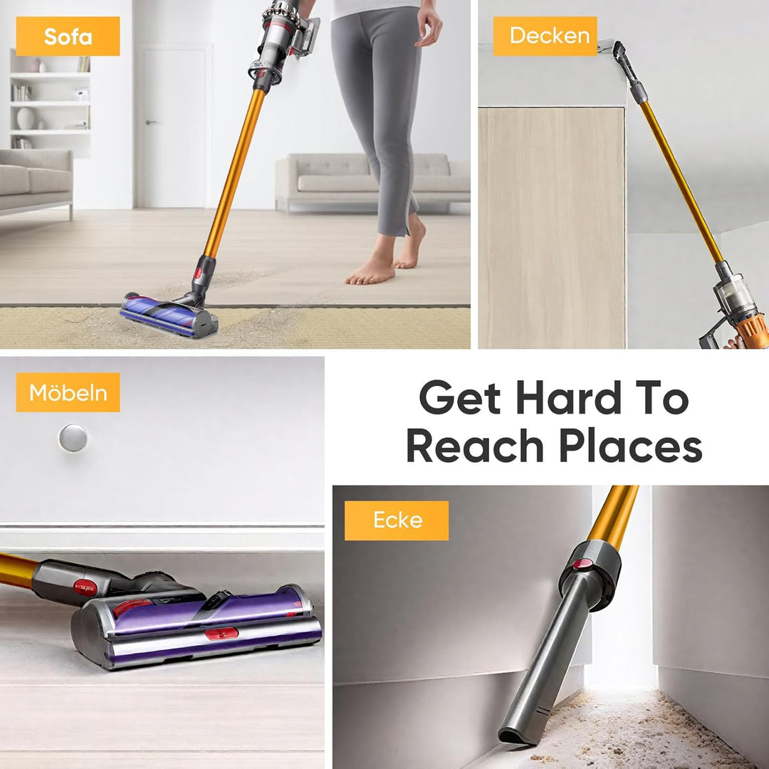 BIHARNT Verlängerungsrohr für Dyson V11 V15 V10 V8 V7 Stabstaubsauger,Ersatz Teleskoprohr Schnellspa