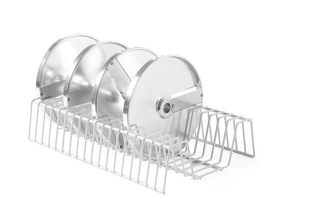 HENDI Regal, für 18 Schneidscheiben, geeignet für Geschirrspüler, 400x250x(H)90mm Rack for 18 vegeta