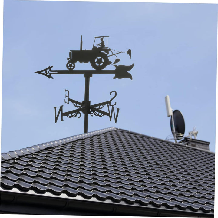 Cabilock Gartenpflock Aus Metall Wetterfahne Metall Weathervane Windrichtung Weather Vane Für Outdoo