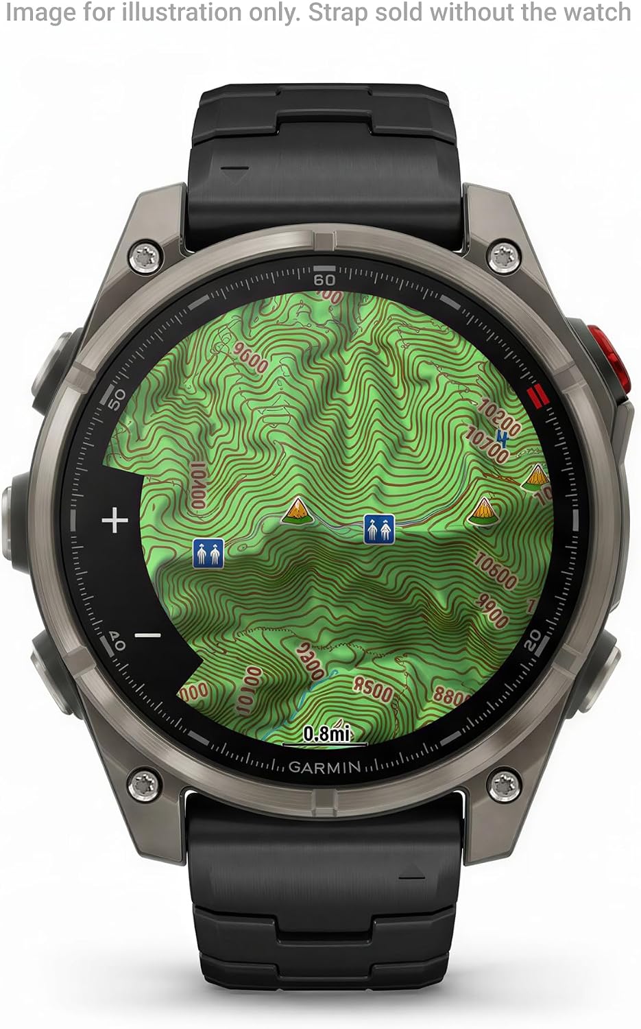 Garmin Quickfit Armband, Silikon, passend für Fenix, Epix, Instinct Serie, Forerunner 745/945/955, M
