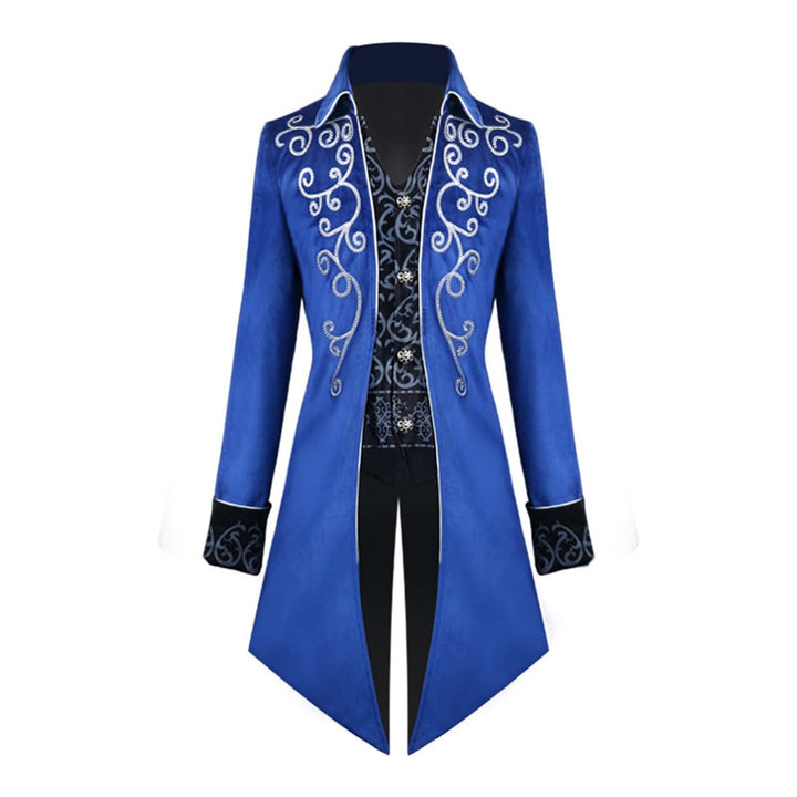 Herren Mittelalter Steampunk Jacke Gothic Frack Mantel Faschingskostüme,Renaissance Retro viktoriani