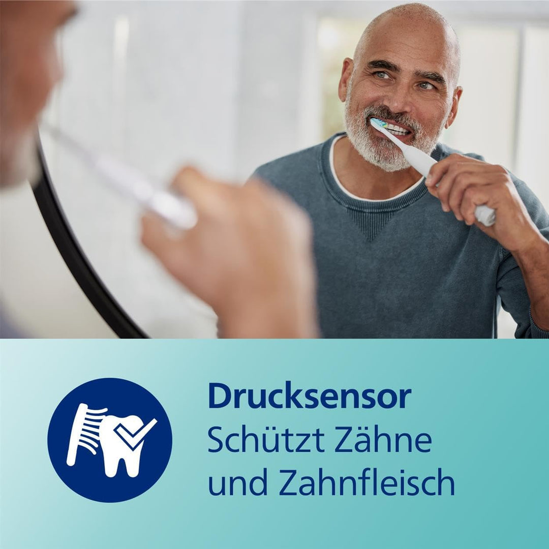 Philips Sonicare DiamondClean 9000 Elektrische Schallzahnbürste mit App, weiss (Modell HX9911/27), W