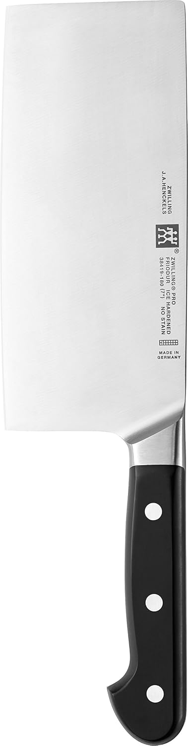 ZWILLING Pro Hackmesser, Klingenlänge: 16 cm, Rostfreier Spezialstahl, Kunststoffgriff, Schwarz