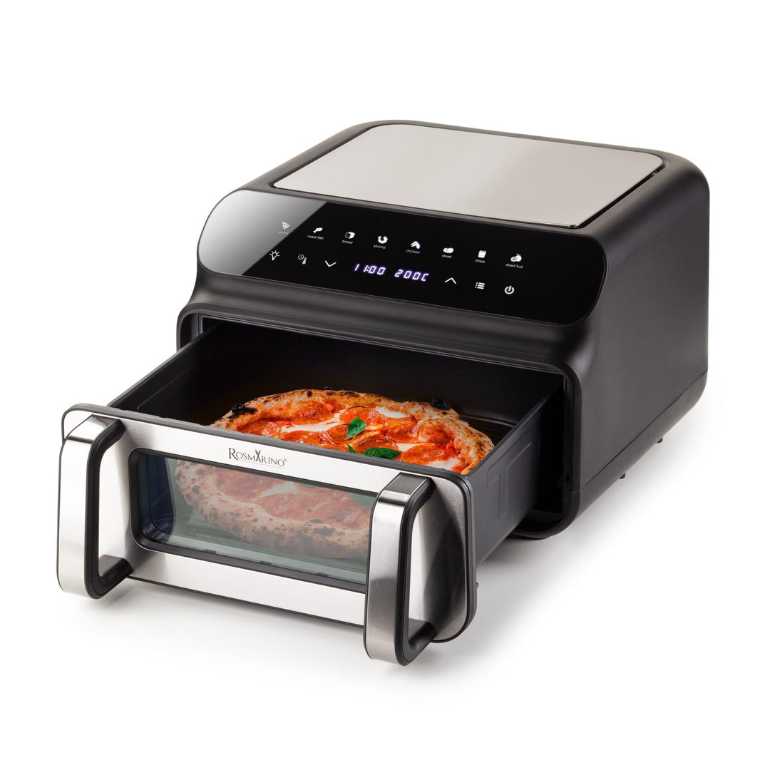 Rosmarino Infinity MasterPro Heissluftfritteuse Airfryer 10L - Multifunktion 5-in-1: Heissluftfritte