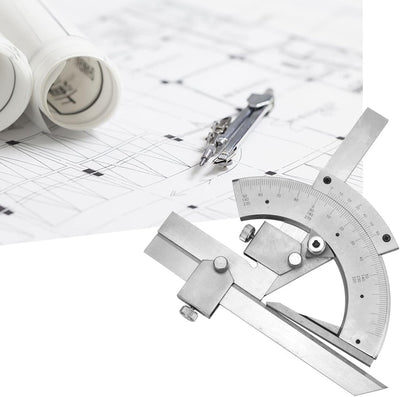 Universal Karbonstahl Nonius Winkelmesser 0-320° Präzisions-Winkelmesslineal Werkzeuge