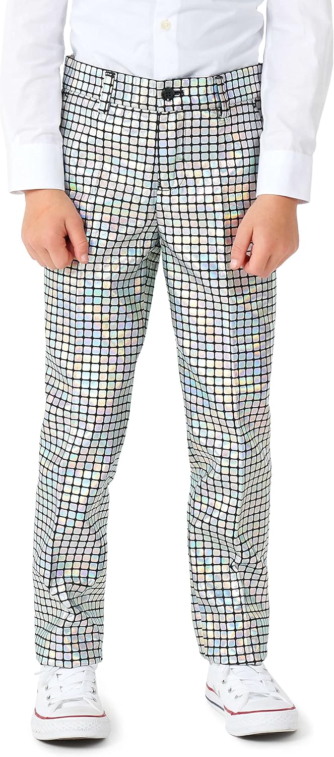 OppoSuits Jungen Discoballer Glänzender Anzug - Abschlussball- und Hochzeitsfeier-Outfit - Inklusive