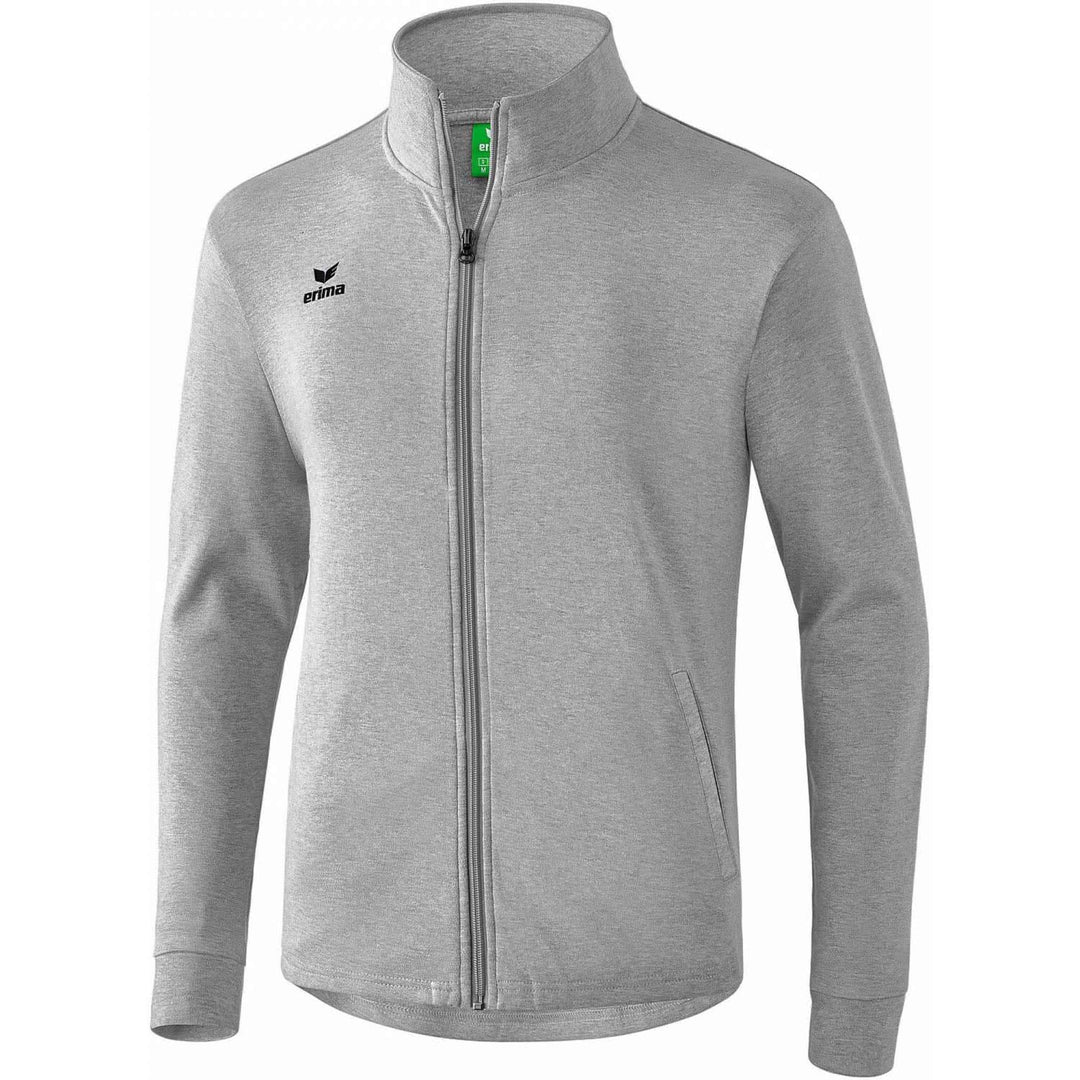 Erima Basic Sweatjacke S Hellgrau Melange, S Hellgrau Melange