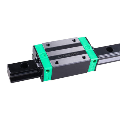 BEVDICNC HGR20 600mm Linearschiene Schwarz 2 Stück Linearführung mit 4 Stück HGH20CA Schlittenschieb