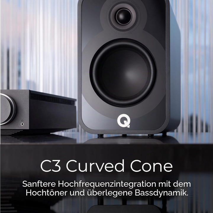 Q Acoustics 5020 Satin BK pr Standhalterung Lautsprecher Satin Schwarz schwarz matt, schwarz matt