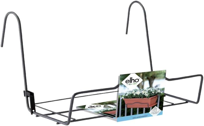 elho Supports Metall 60 - Zubehör für Balkon & Aussen Zubehör - Ø 58.5 x H 22.5 cm - Schwarz/Anthraz
