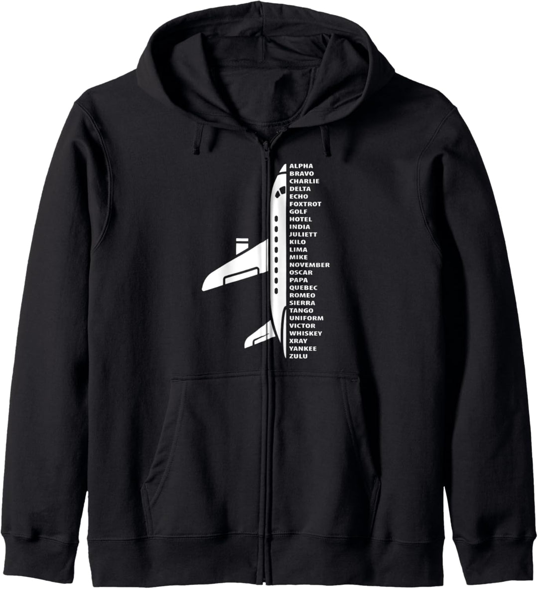 Nato Alphabet Design für Fluglotse - Pilotenausbildung Kapuzenjacke