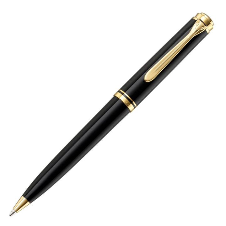 Pelikan 986232 Drehkugelschreiber Souverän K 800, 1 Stück, schwarz, schwarz