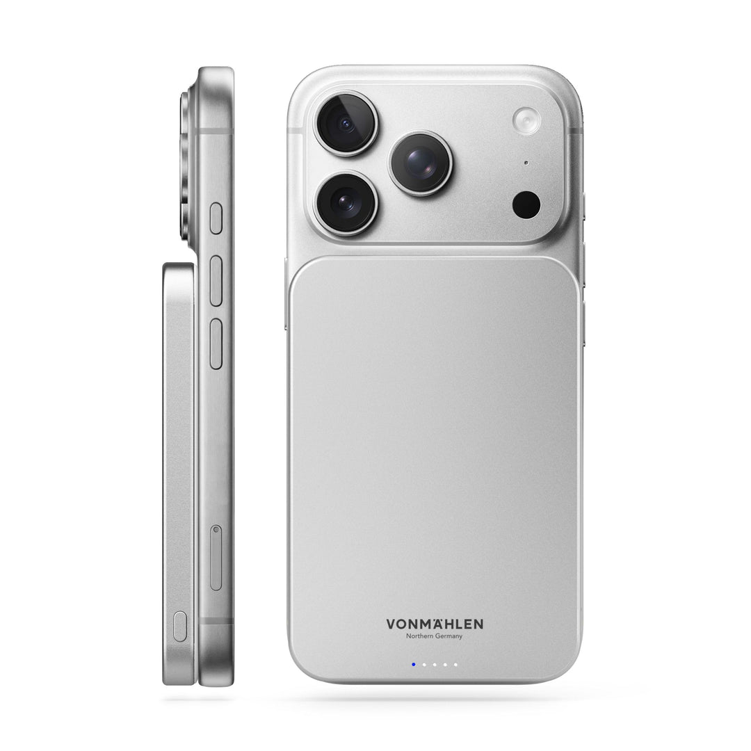 VONMÄHLEN Evergreen Mag - Wireless Powerbank kompatibel mit MagSafe - Ultra Thin, Tragbares Ladegerä