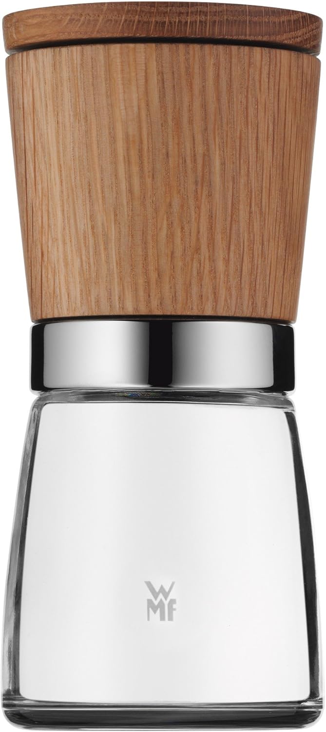 WMF Ceramill Nature Salz und Pfeffer Mühle, unbefüllt, für Salz, Pfeffer, Chilli, Salzmühle, Pfeffer