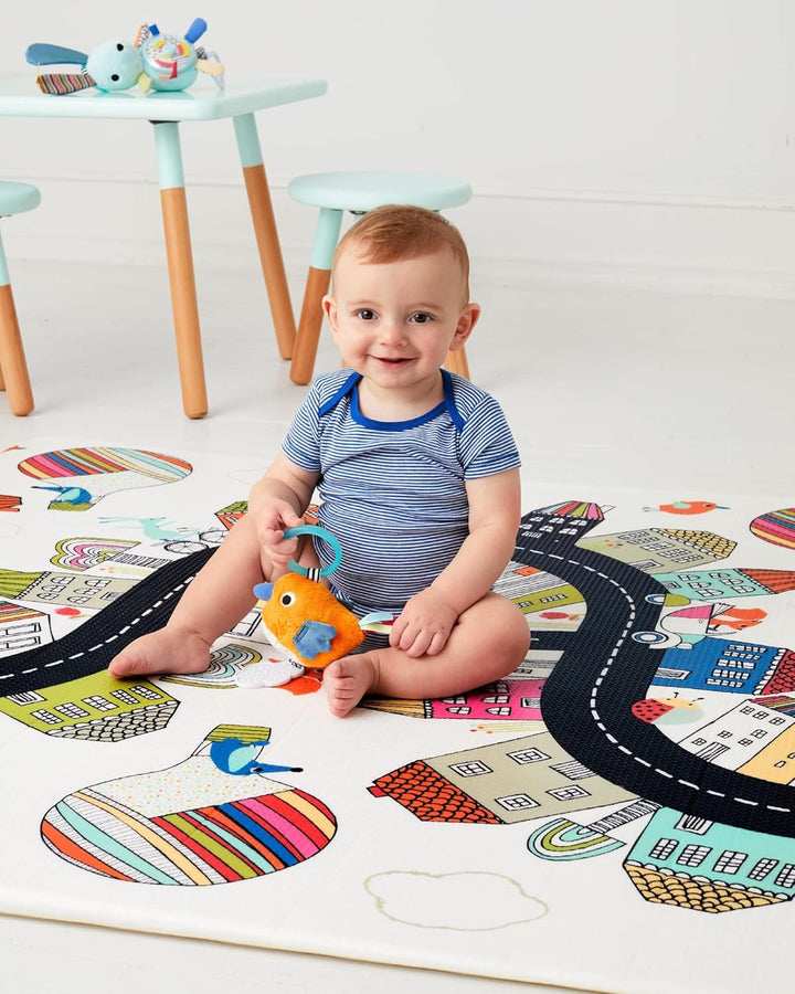 Skip Hop 243102 Reversible Village Playmats, mehrfarbig, Reversible Village Playmats