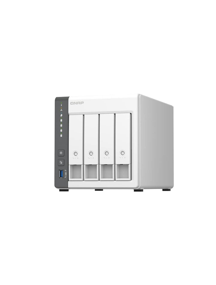 QNAP TS-433-4G-US 4 Bay NAS mit Quad-Core Prozessor, GB DDR4 RAM und 2, 5 GbE Netzwerk (Diskless) 4