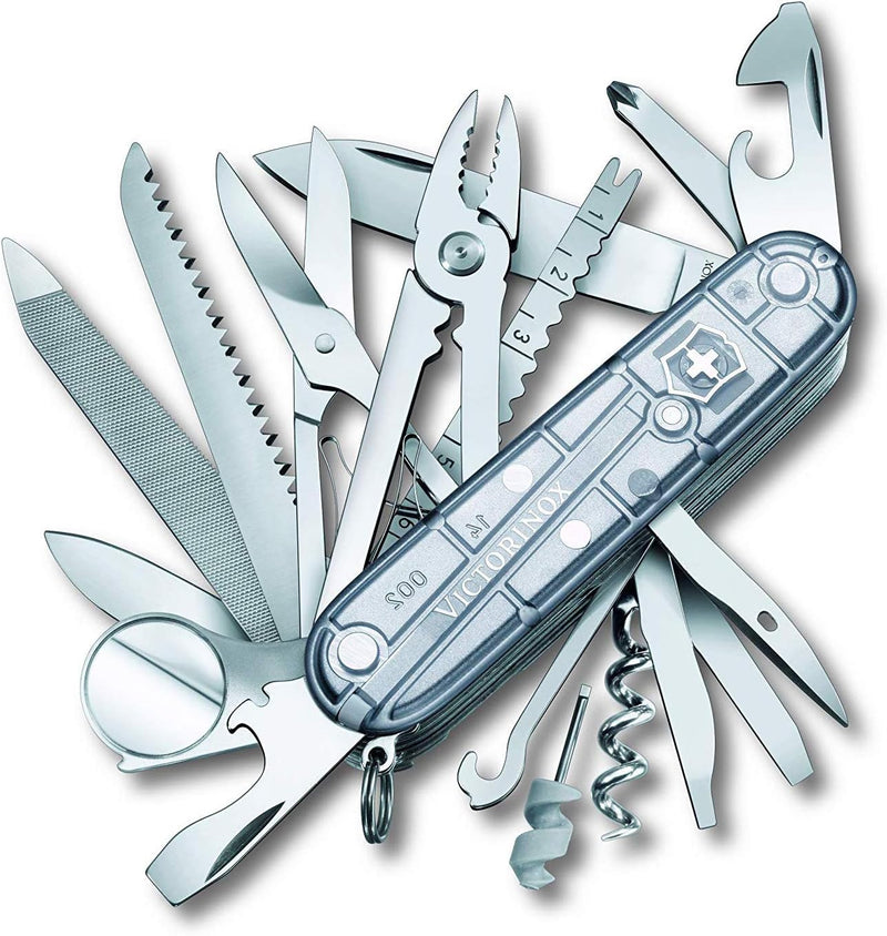 Victorinox, Schweizer Taschenmesser, Swiss Champ, Multitool, 33 Funktionen, Klinge, gross, Korkenzie