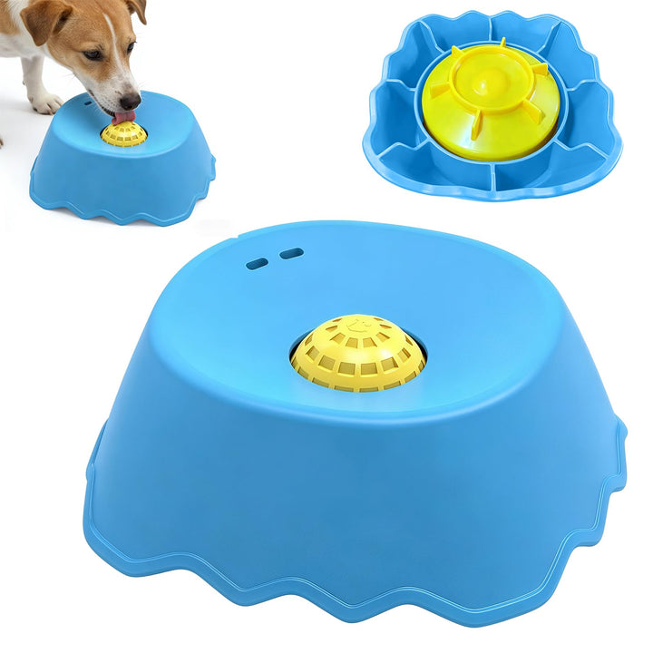 Hundelickspielzeug, Weichgummi Lick Bowl Für Hunde, 360° rutschfest und Kippsicher Schleckball Hund