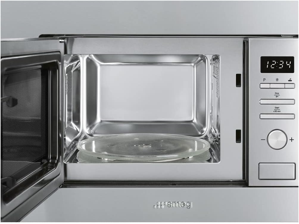 Smeg fmi017 x integriertem – Mikrowelle (integriert, Mikrowelle Grill, 20 L, 800 W, Knöpfe, drehbar,