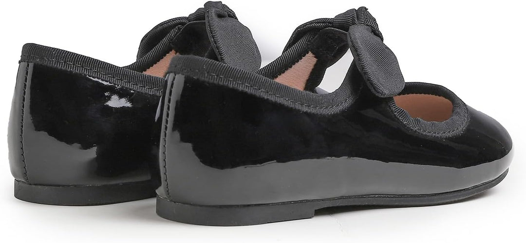 Feversole Girls Cute Dress, Mädchen süsses Kleid Mary Jane Schuhe weiche Party Urlaub Ballerinas 29