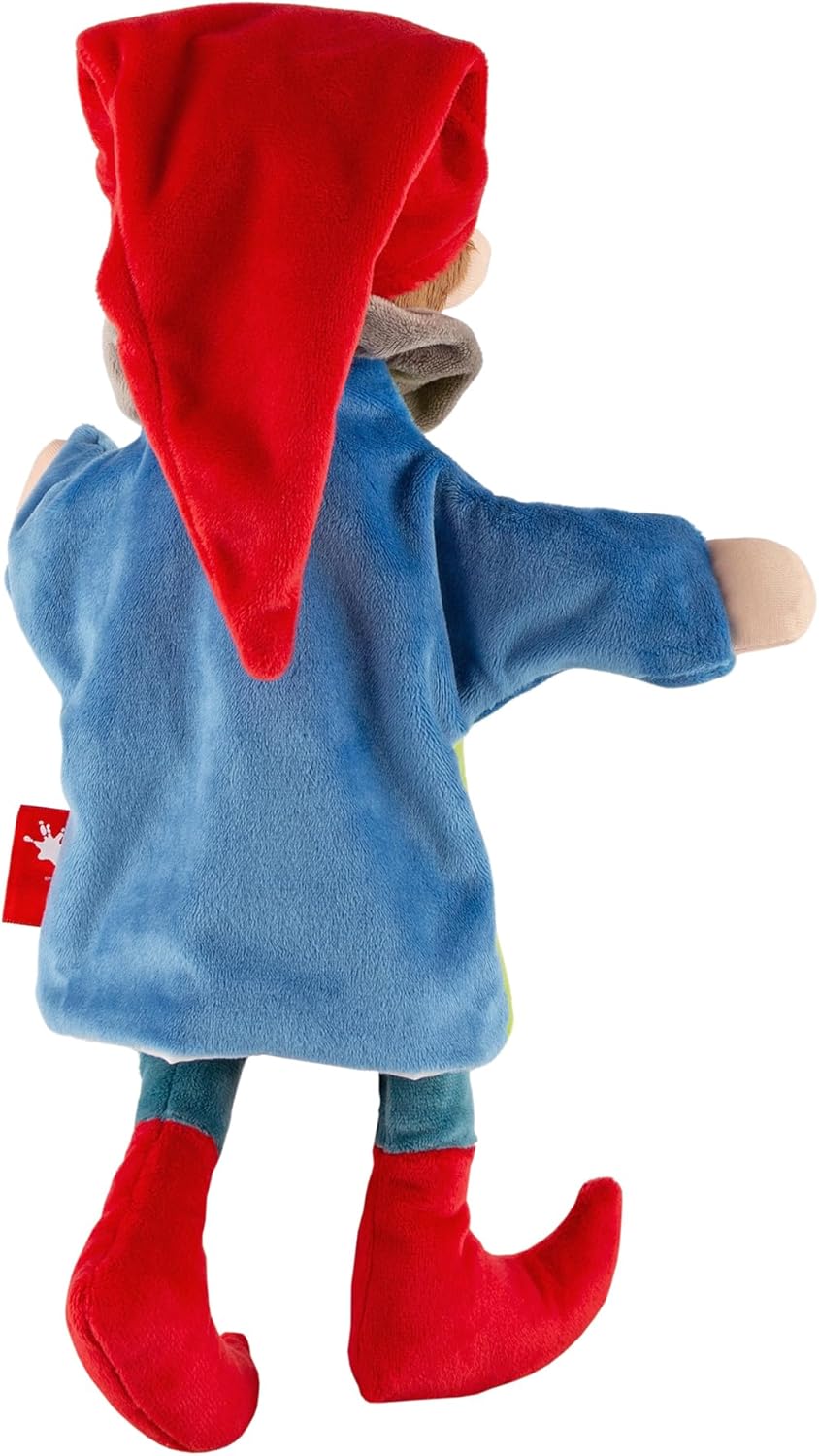 sigikid 43345 Handspielpuppe, Mehrfarbig/Kasper, OneSize, Mehrfarbig/Kasper