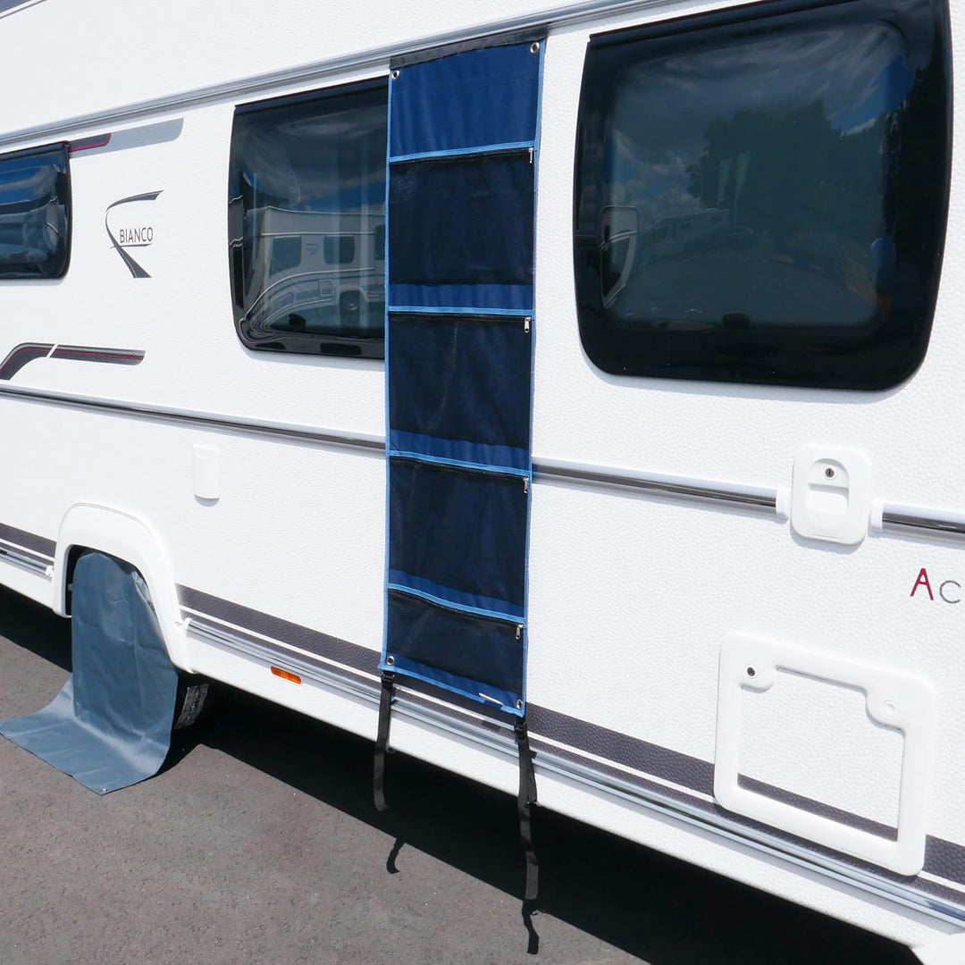 your GEAR Caravan Organizer – Hängeregal/Hakenleiste für Wohnwagen 45-140 cm | Varianten Pocket, Sho