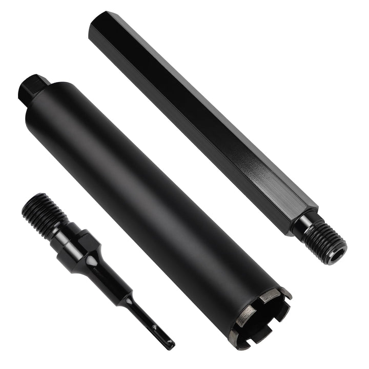 CPROSP 1¼" UNC ⌀110mm Diamantbohrkrone mit Kernbohrer Verlängerung 400mm und SDS PLUS Adapter, Kernb