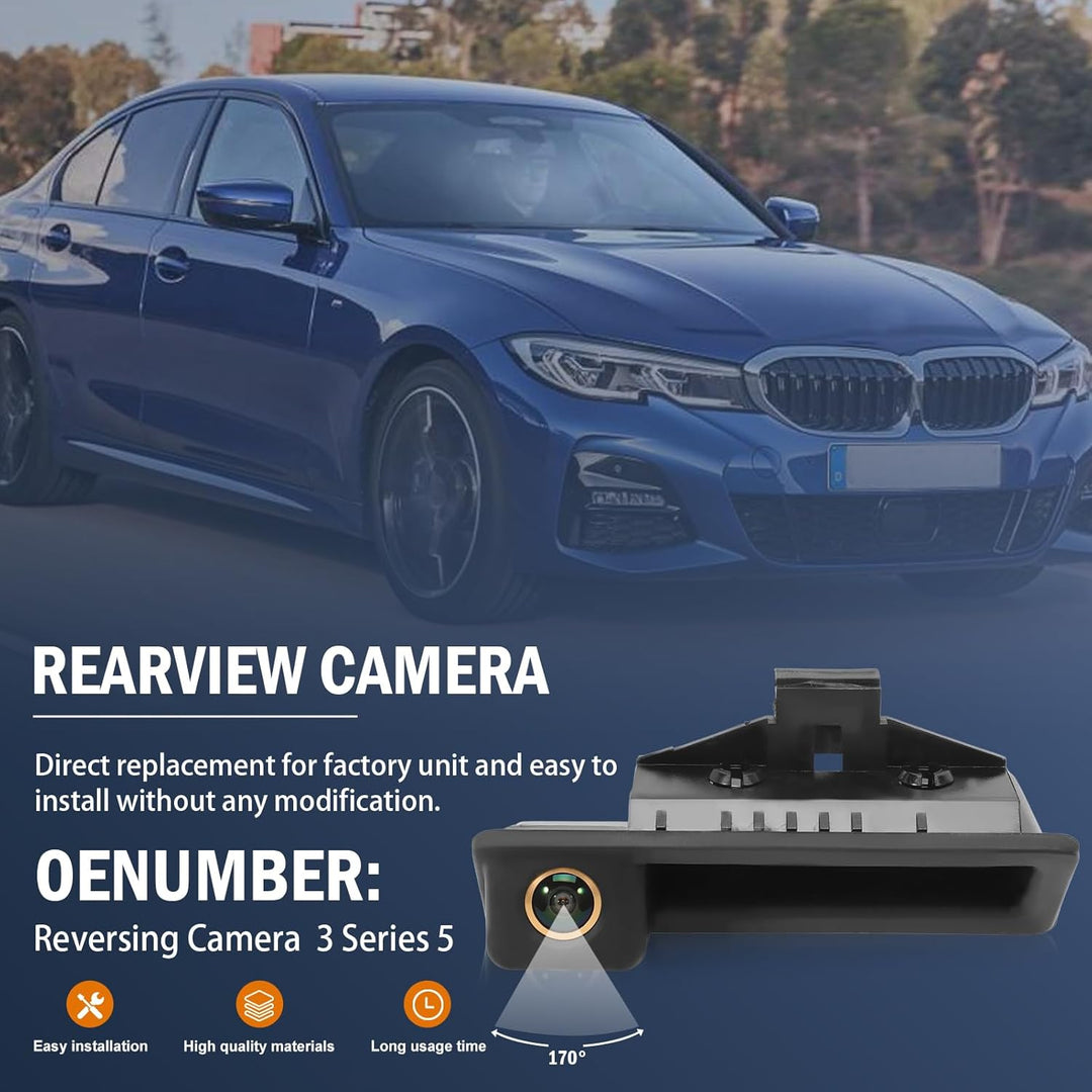 Rückfahrkamera AHD 1080P für 1er, 3er, 5er, X6, E39, E60, E70, E82, E90, 170 Grad Fischauge, funktio